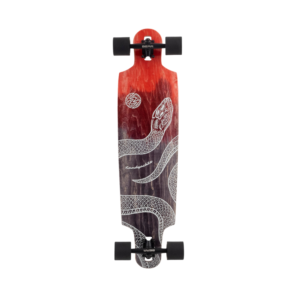 Landyachtz Drop Cat 38 Python Longboard Complete by Skates USA