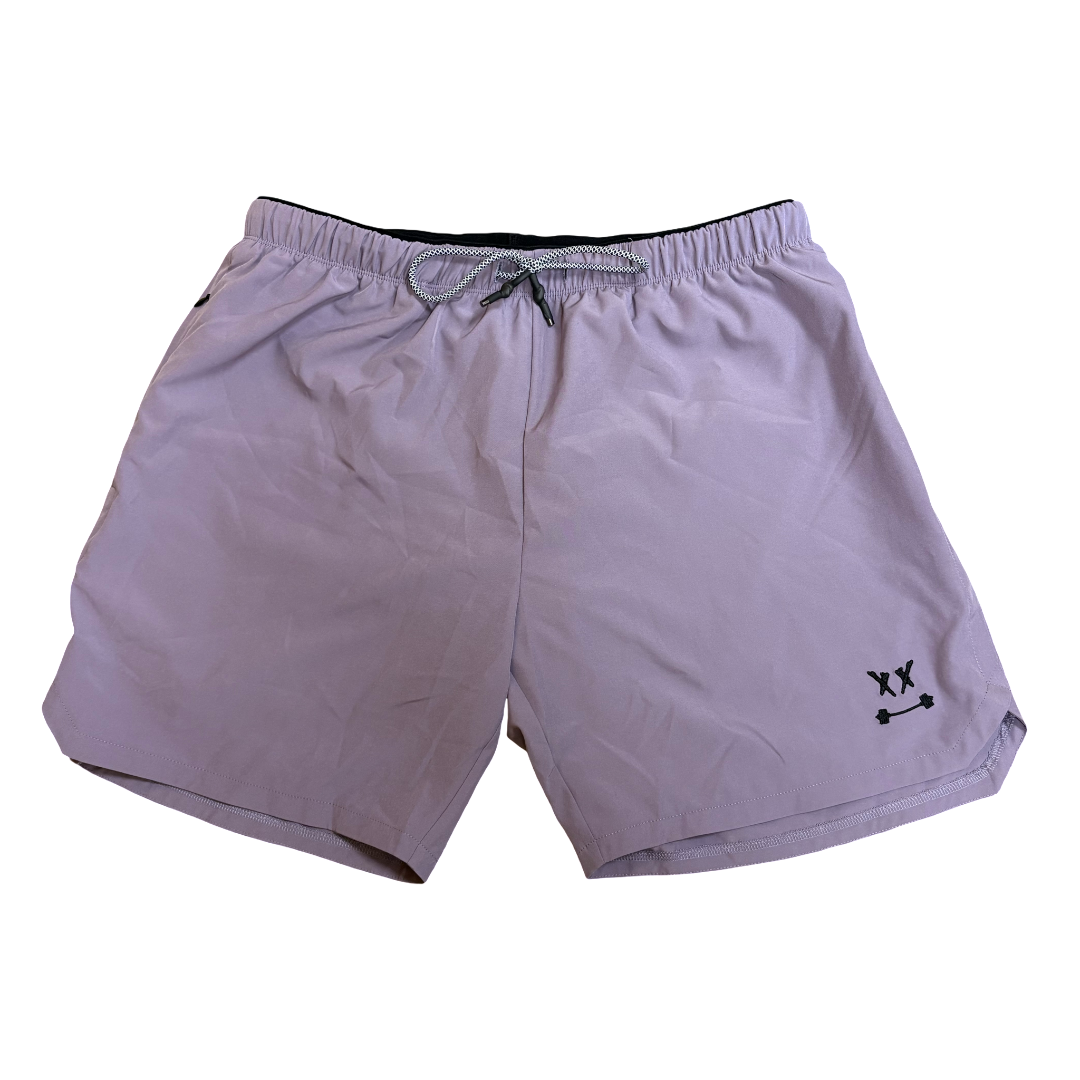 BLACKOUT BARBELL Men's Pro Short (Purple Reign) — main product shot