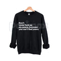 Pasimax Protect My Peace Sweatshirt | Set Boundaries Mental Health Crewneck | Assertive Self-Care Jumper | Tranquility Statem