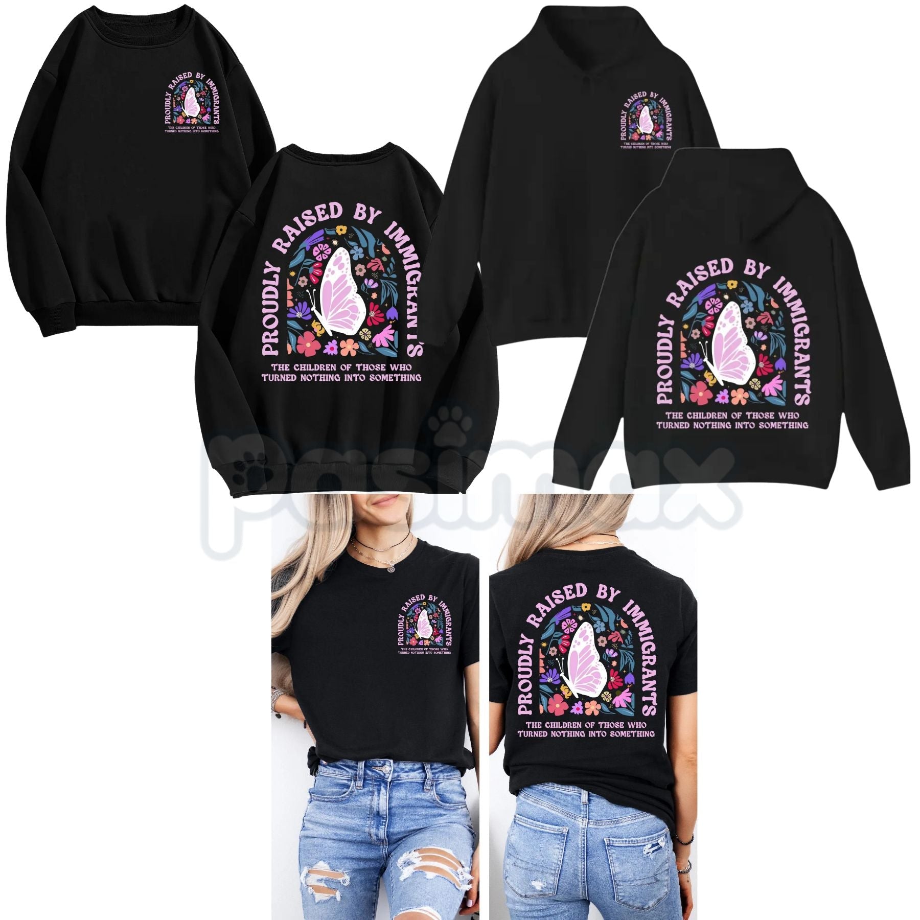 Pasimax Proud Daughter of Immigrants Shirt – Defend DACA Tee, Social Justice Hoodie & Activist Sweatshirt — main product shot
