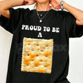 Pasimax "Proud to Be a Cracker" Funny Holiday T-Shirt - Humorous Christmas Party Costume Tee, Premium 100% Cotton Sarcastic P