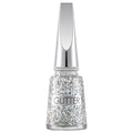 Flormar Glitter Semi-Transparent Nail Polish GL01 Stardust - Long Lasting Semi-transparent Nail Polish