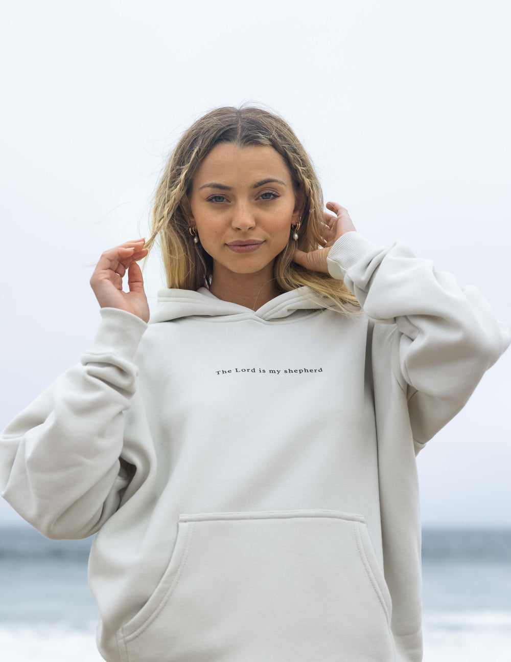 Elevated Faith Psalm 23 Unisex Hoodie — back view