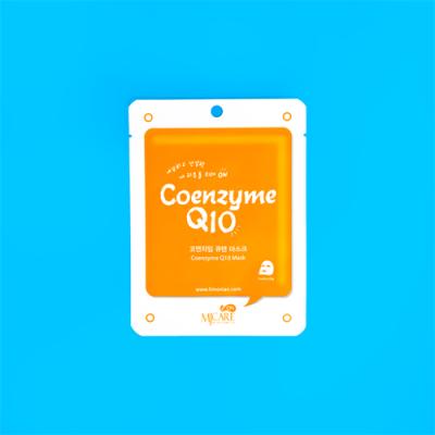 MjCare Coenzyme Q10 Face Mask - Age-Defying Skincare with Hyaluronic Acid, Hydrating & Single-Use
