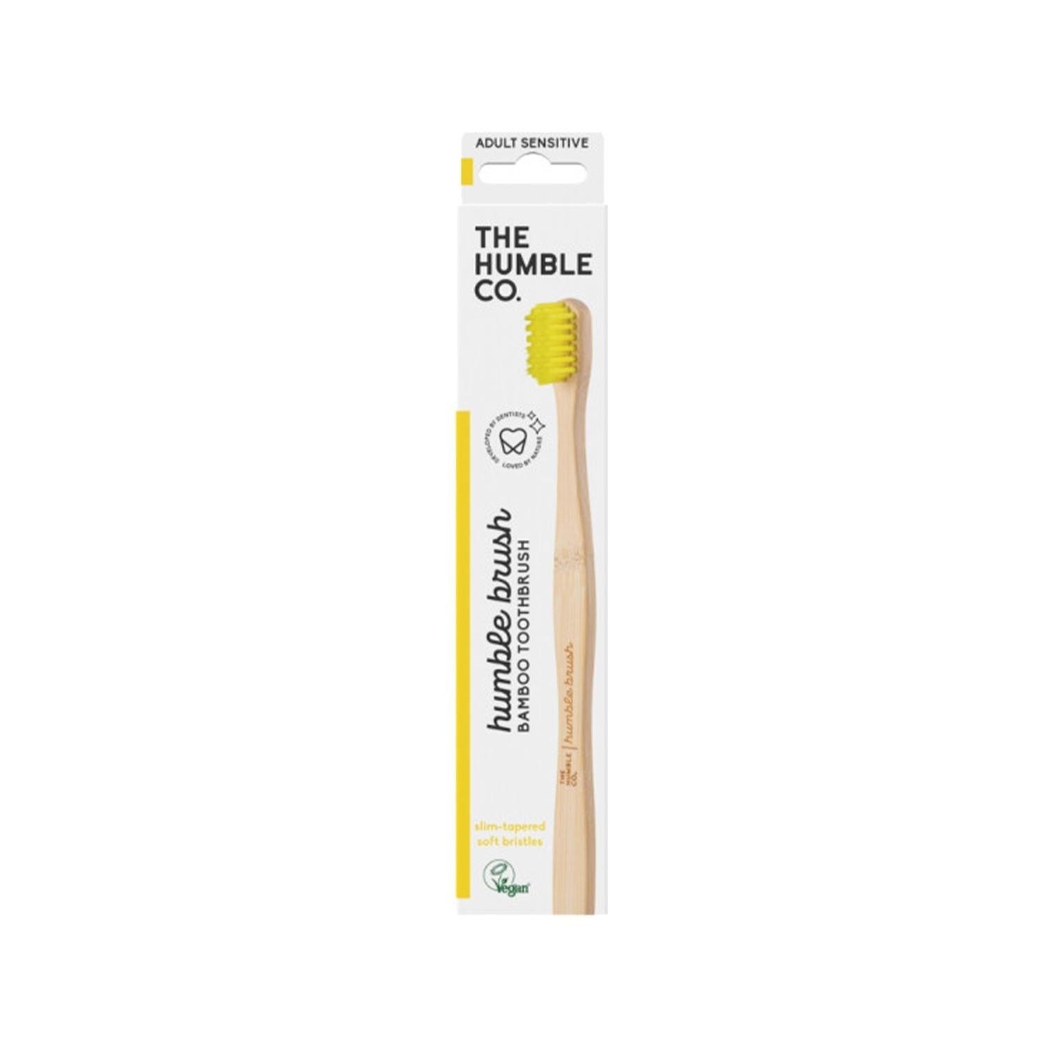 The Humble Co Manual Toothbrush for Adults - Soft Bristle, Sensitive Teeth Friendly, Eco-Friendly Oral Care