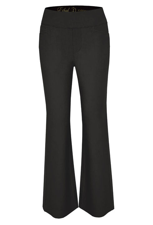 KADOU BOUTIQUE Pull-On Wide Leg Pants — alternative angle
