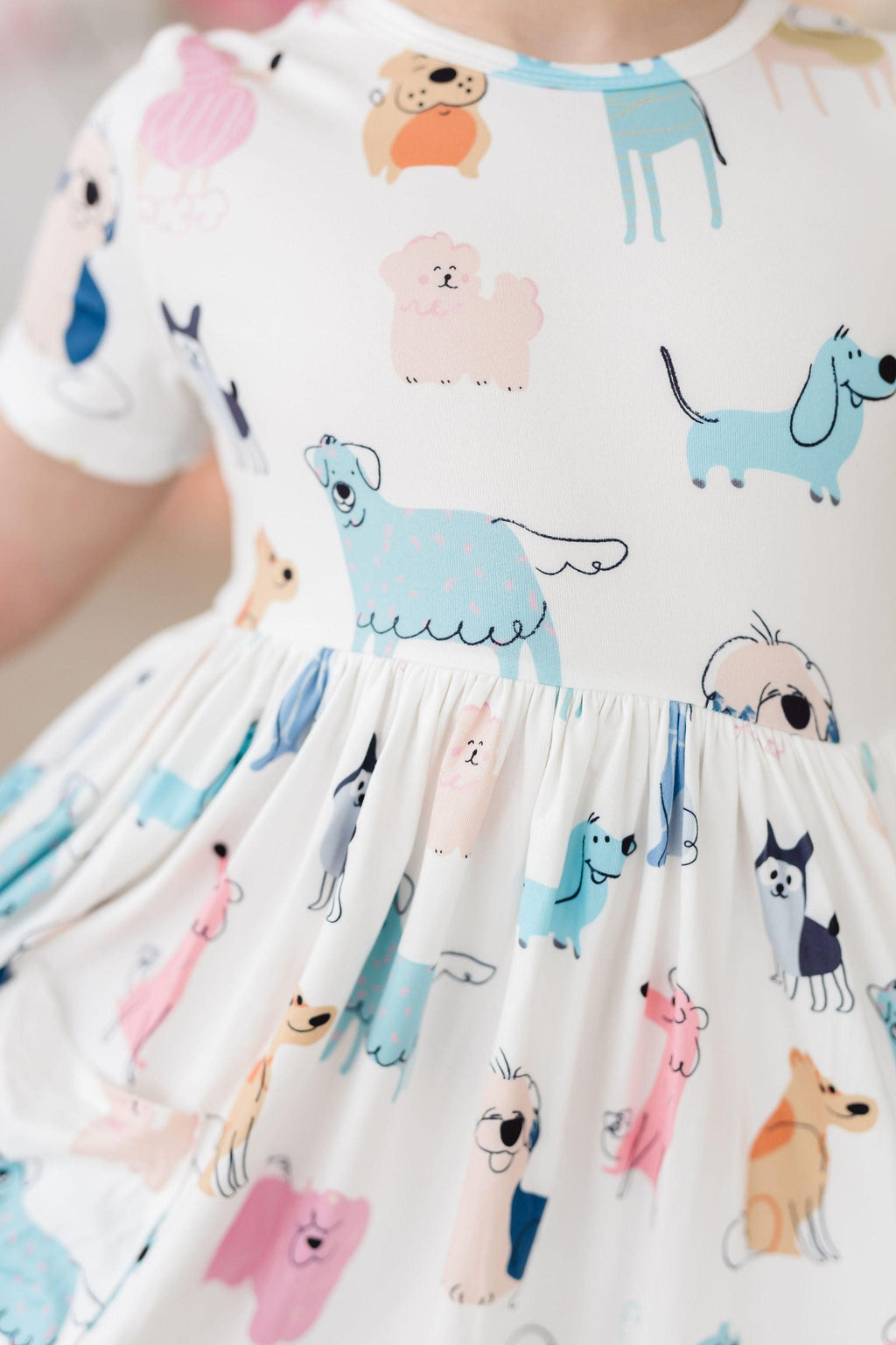 Mila & Rose ® Puppy Pals S/S Pocket Twirl Dress — side view