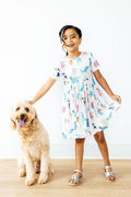 Mila & Rose ® Puppy Pals S/S Pocket Twirl Dress — main product shot