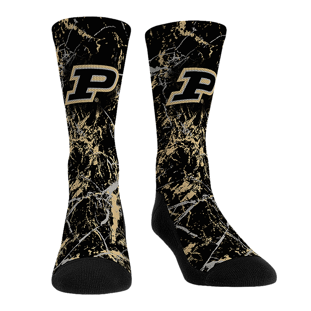 Rock 'Em Socks Rock 'Em Socks Purdue Boilermakers - Cracked Marble — main product shot