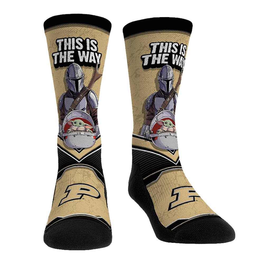 Rock 'Em Socks Rock 'Em Socks Purdue Boilermakers - Star Wars  - This Is The Way — main product shot