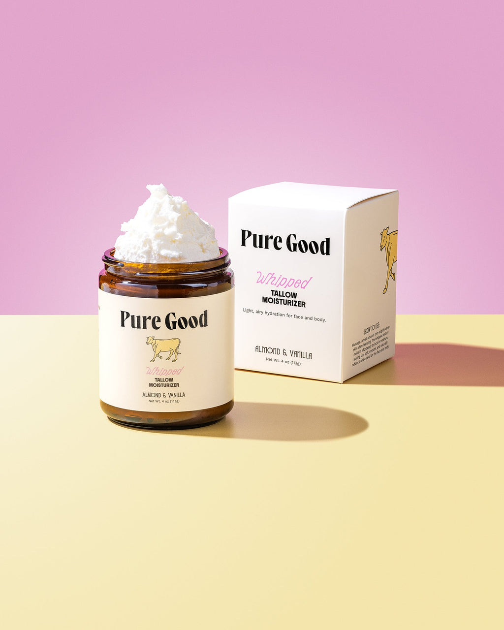 Almond + Vanilla Whipped Tallow
