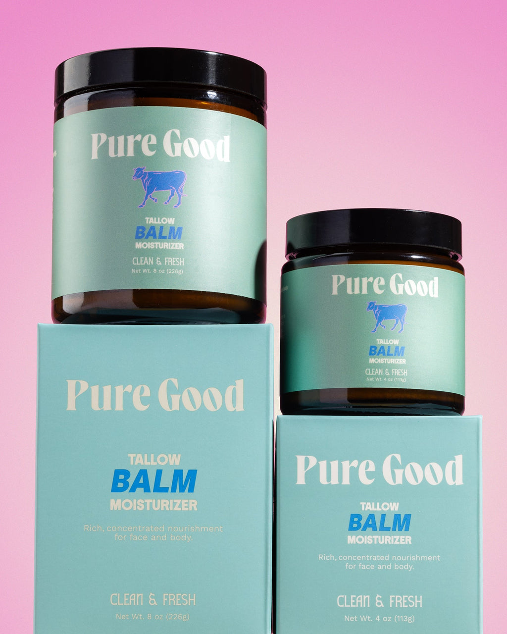 Pure Good LLC Clean & Fresh Tallow Balm - Cleansing & Acne Prone Skin — lifestyle context