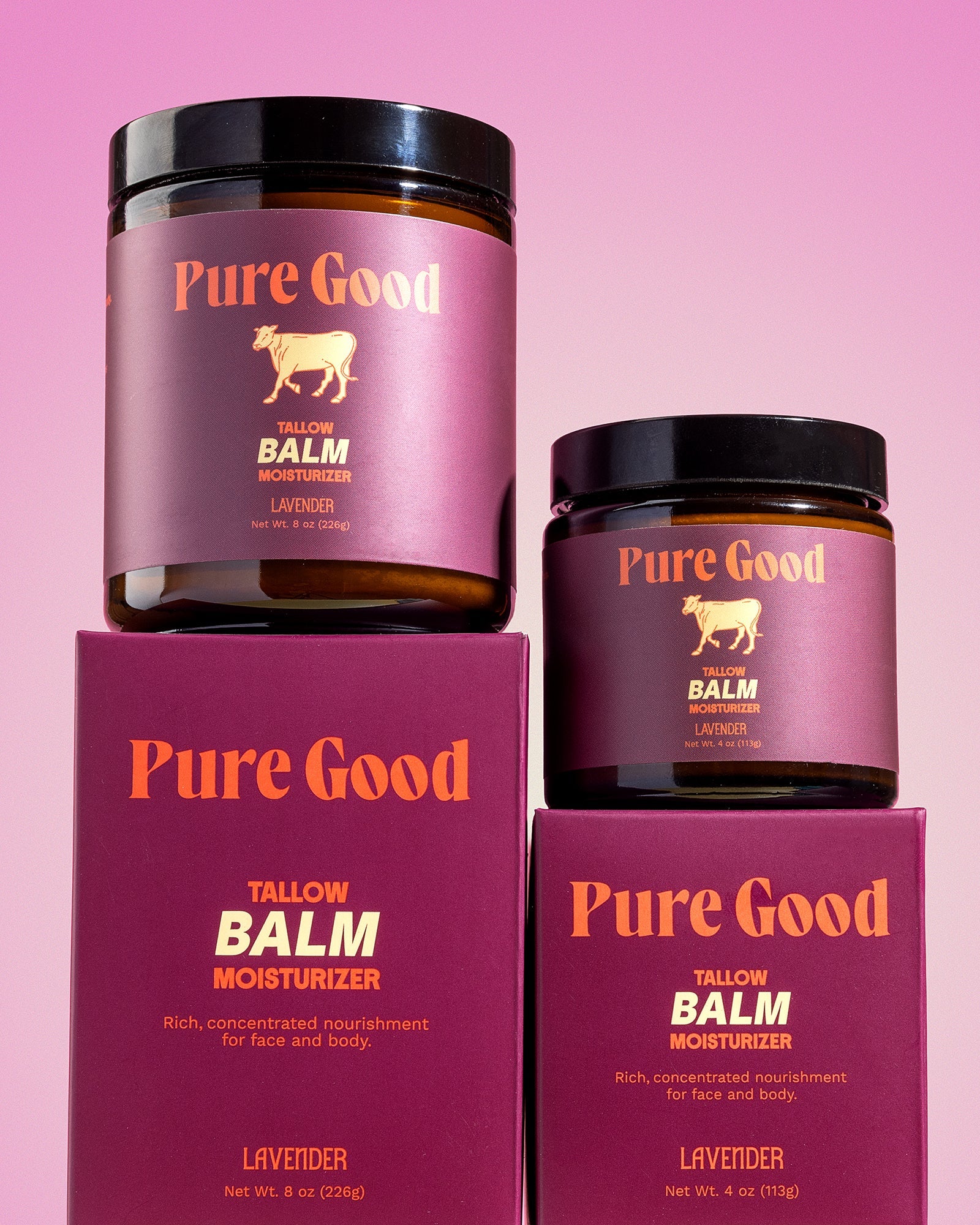 Pure Good LLC Lavender Tallow Balm - Calming & Restoring — lifestyle context