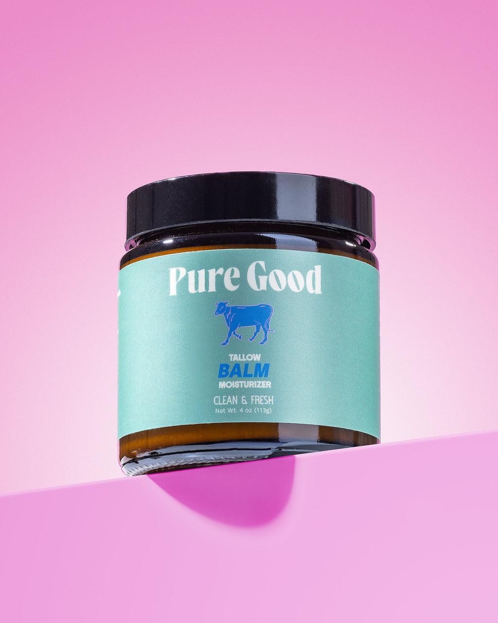 Pure Good LLC Clean & Fresh Tallow Balm - Cleansing & Acne Prone Skin — back view