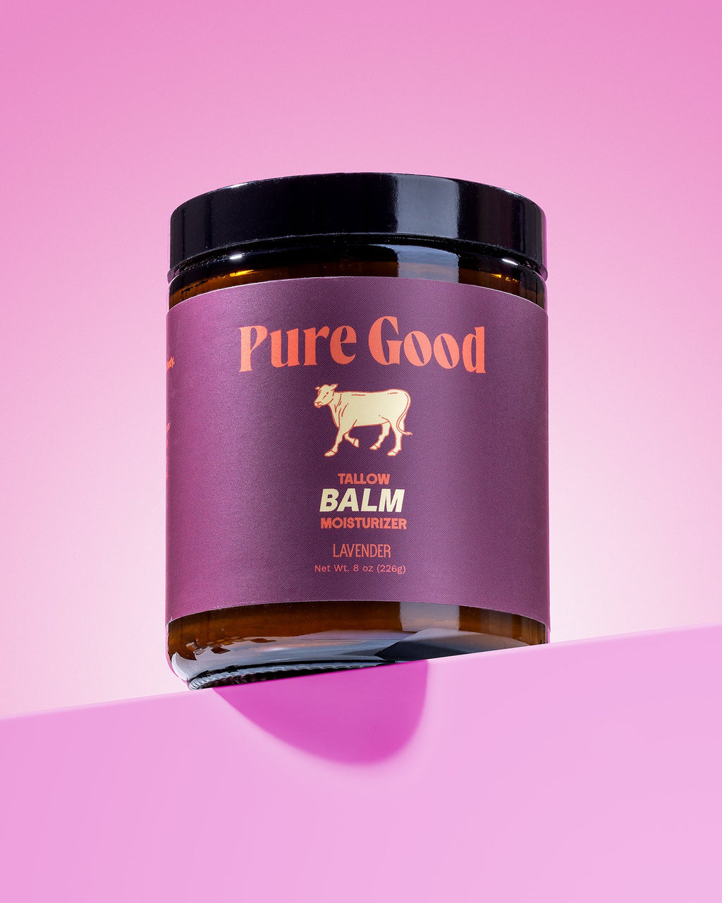 Pure Good LLC Lavender Tallow Balm - Calming & Restoring — side view