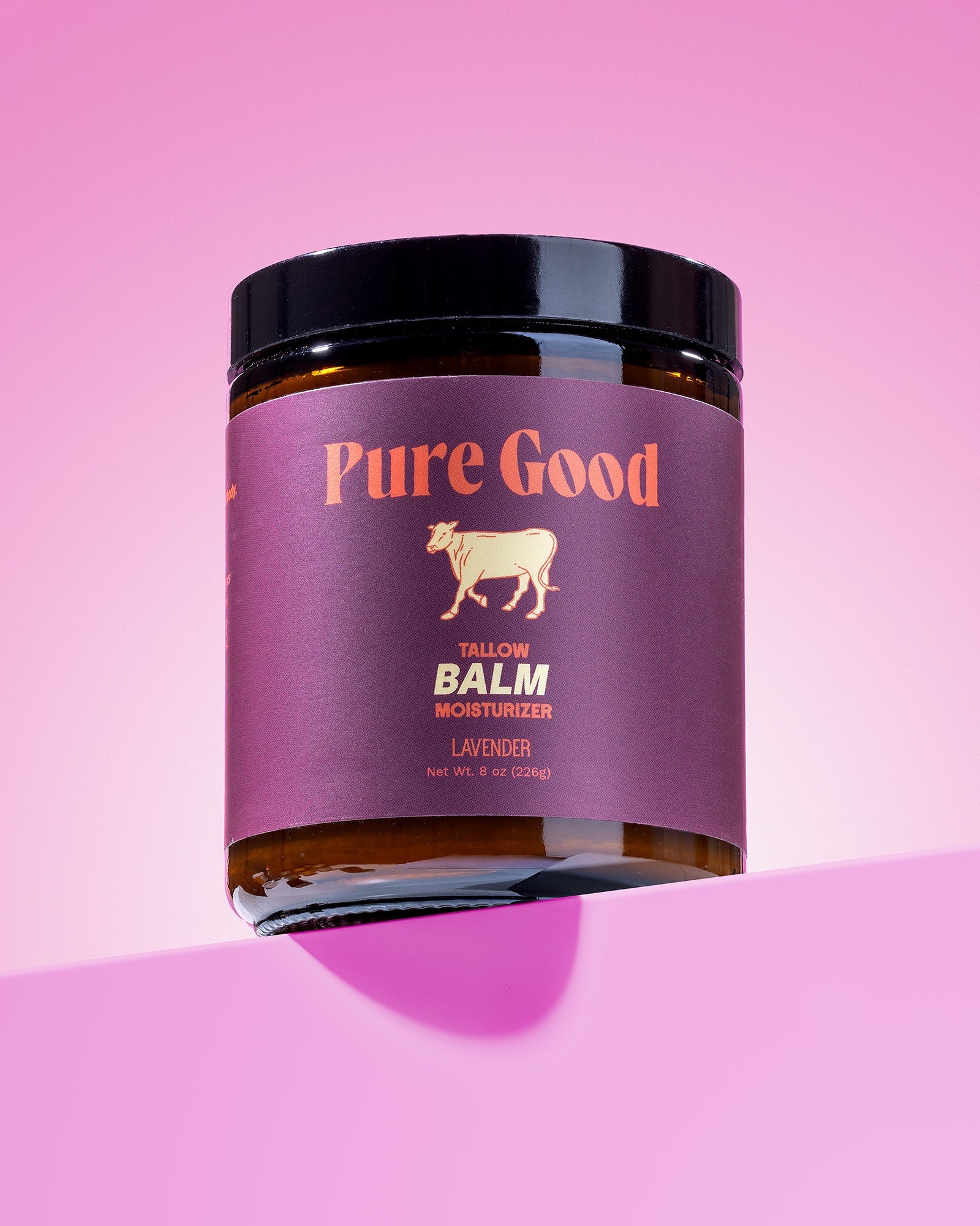 Pure Good LLC Lavender Tallow Balm - Calming & Restoring — side view