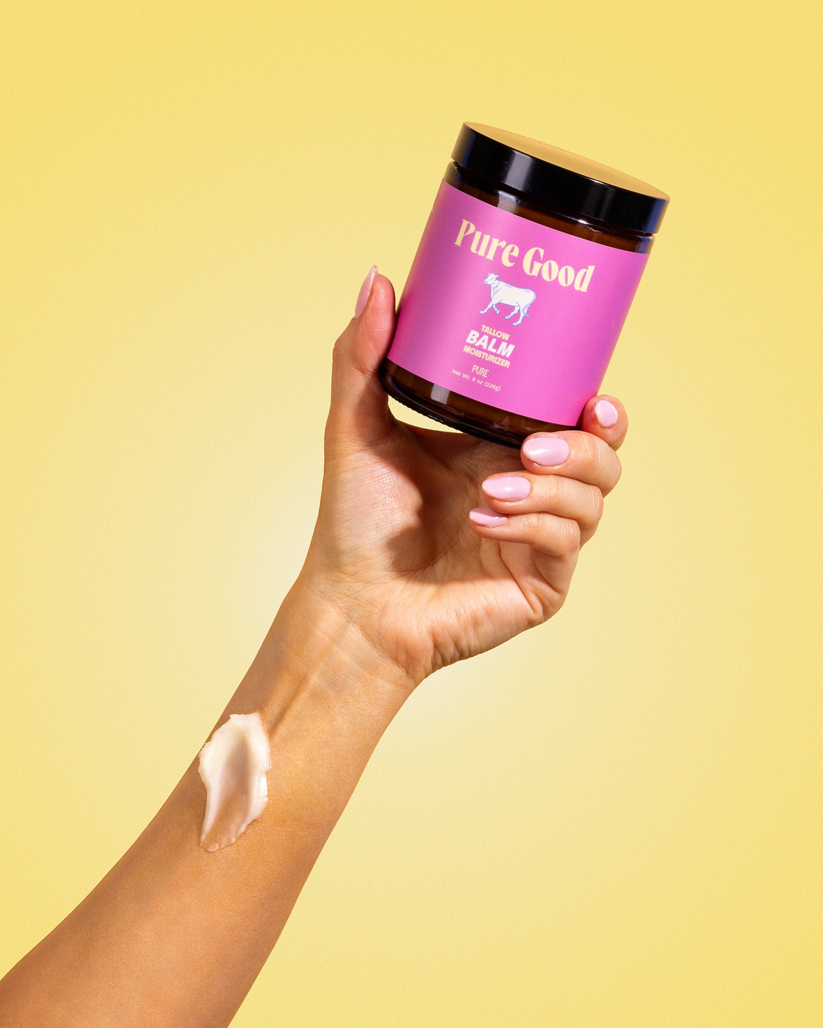 Pure Good LLC Pure Tallow Balm - Perfect for sensitive skin of all ages. — side view