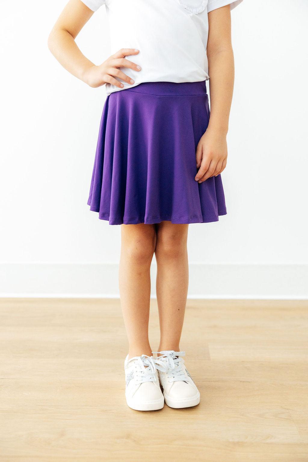 Mila & Rose ® Purple Twirl Skort — main product shot