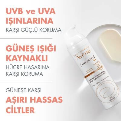 Avene Sunsimed KA High Protection Sunscreen SPF 50+ for Sensitive Skin - Water-Resistant, Non-Whitening, Soothing Avène Thermal Water - 2.71 fl oz