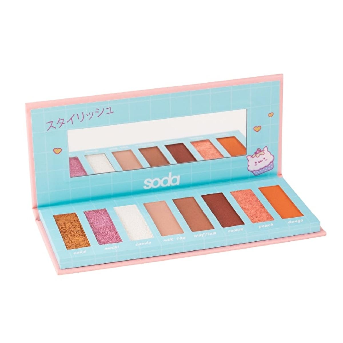 SODA Makeup Eyeshadow Palette - Stylish, Long-Lasting, Variety of Colors
