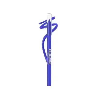 Maybelline New York Gel Eyeliner - 819 Galactic Cobalt, Long-Lasting and Waterproof Burgundy Eye Makeup