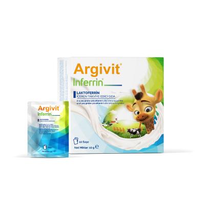 Argivit Inferrin: Lactoferrin Supplement for Kids & Adults - Boost Immunity & Iron Levels with Convenient Sachets