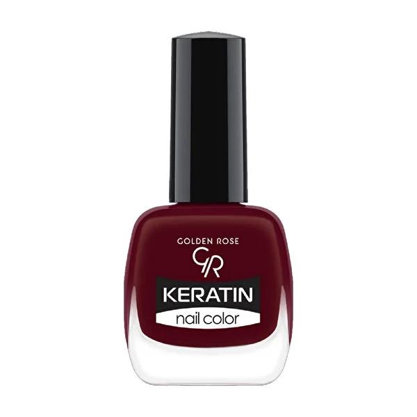 Golden Rose Keratin Nail Polish - Long-Lasting & Nourishing Nail Color with Keratin