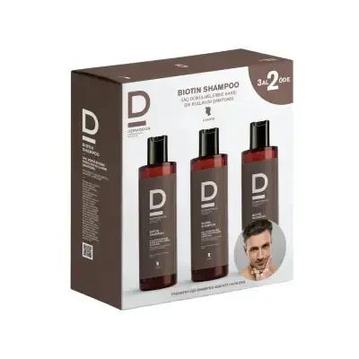 Dermoskin Biotin Men's Shampoo Kofre 3x200ml