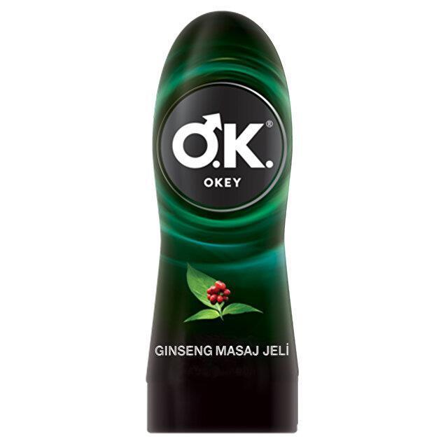 Okey Ginseng Personal Lubricant Gel - Water-Based, Latex-Compatible, 6.76 fl oz