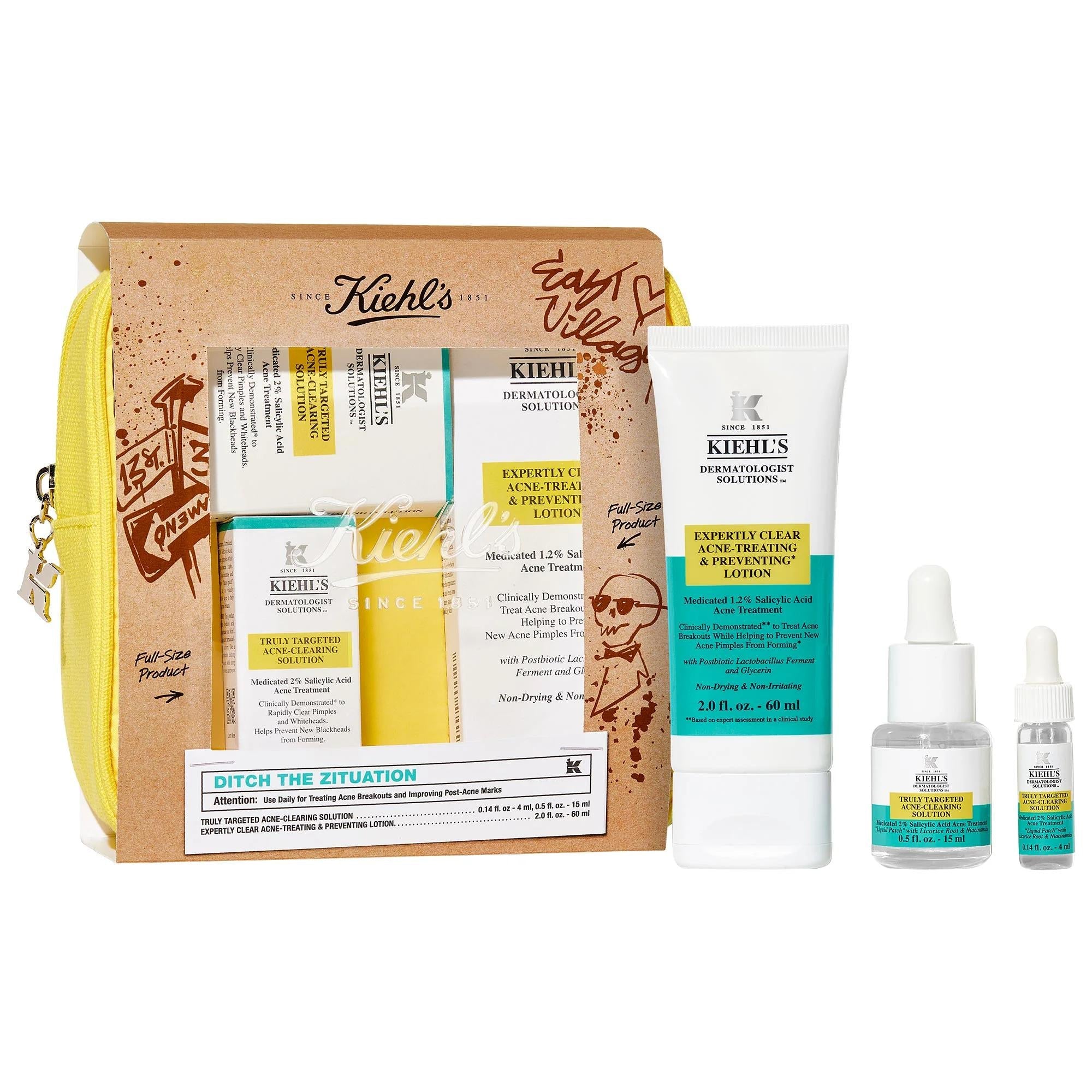 Ditch The Zituation Gift Set for Acne-Prone Skin - Salicylic Acid & Niacinamide Skincare Bundle
