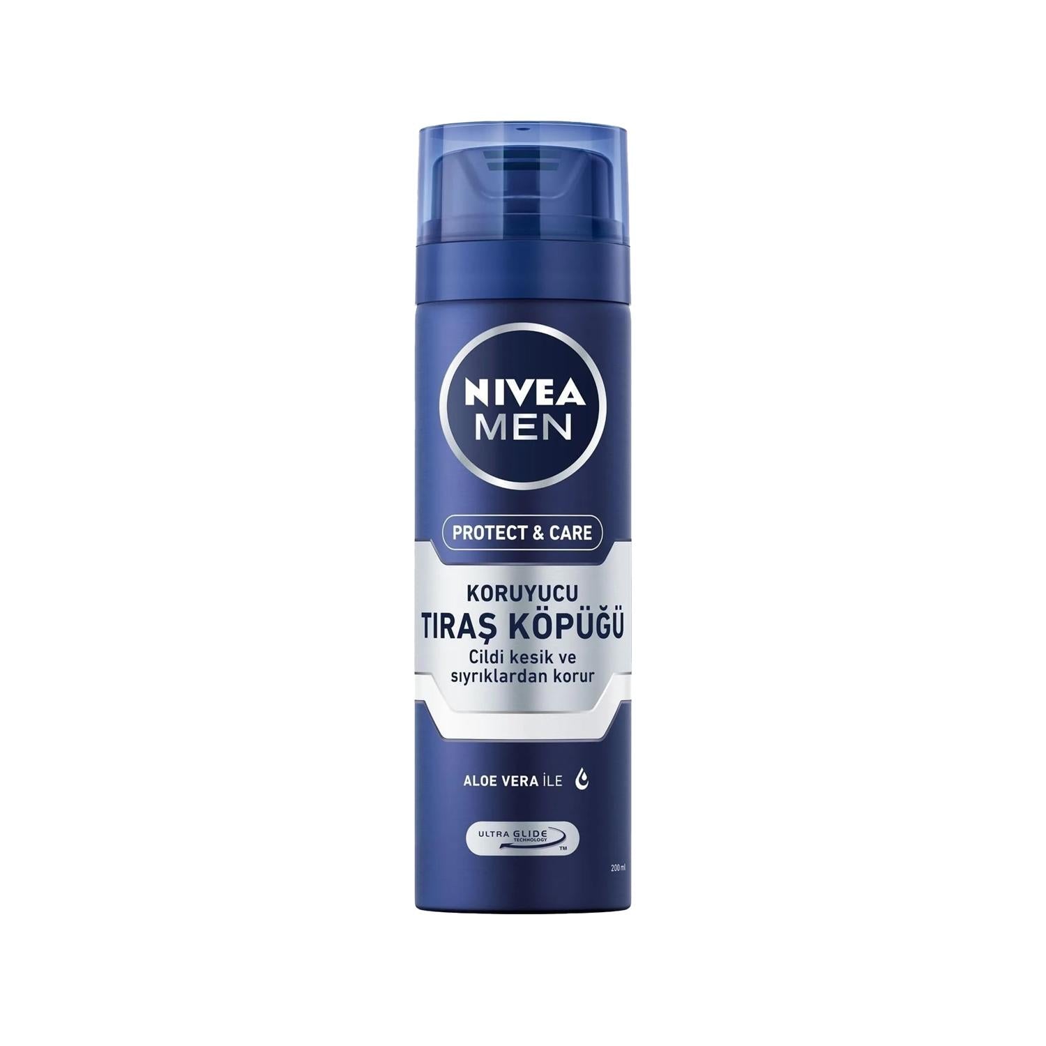 Nivea Men Shaving Foam 200ml - Sensitive Skin Friendly, 6.76 fl oz