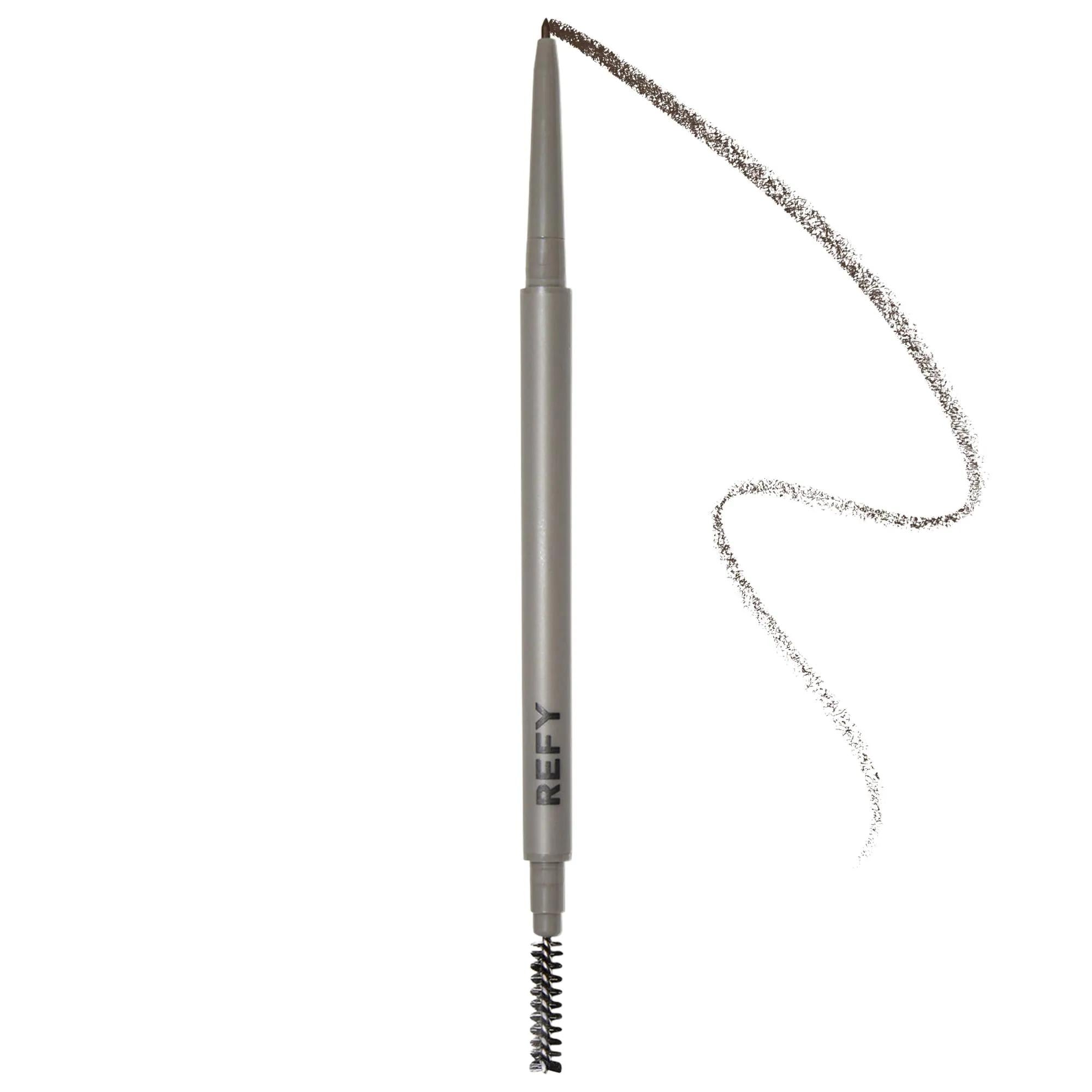 REFY Brow Pencil - Ultra-Fine Tip for Precise Definition & Natural 3D Eyebrow Shaping - Long Lasting, Cruelty & Paraben-Free