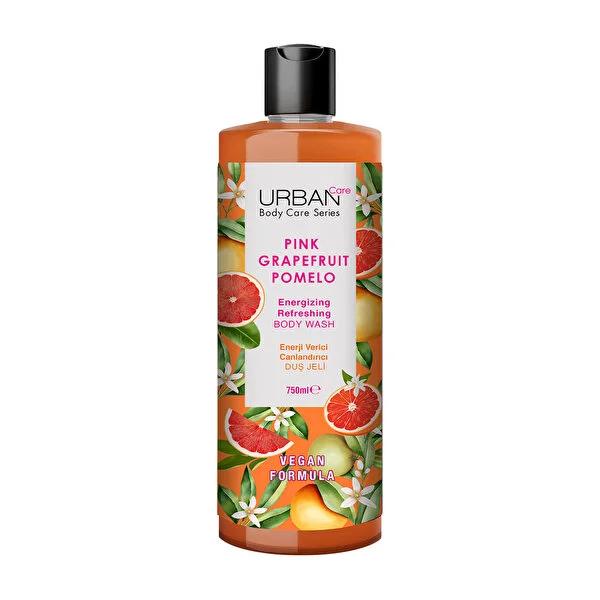 Urban Care Vegan Shower Gel - Pink Grapefruit & Pomelo, 25.4 fl oz - Moisturizing, Gentle Skincare for Dry Skin