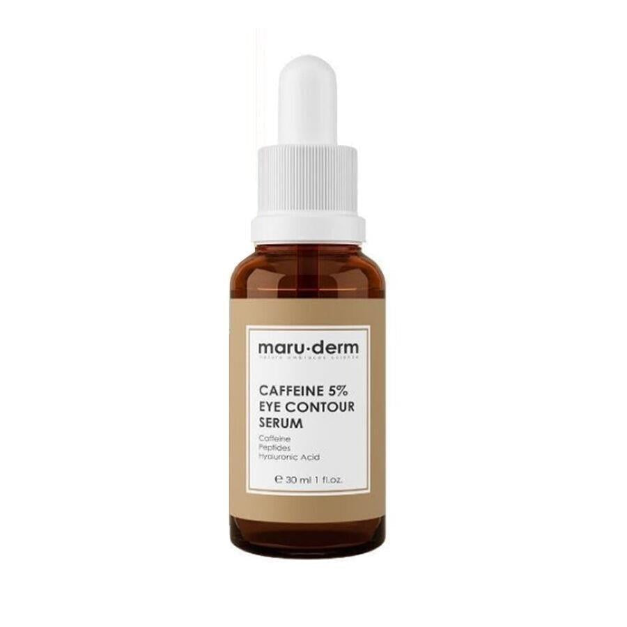 Maruderm Caffeine 5% + Peptides Eye Serum - Dark Circle Treatment & Hydration for Sensitive Eyes