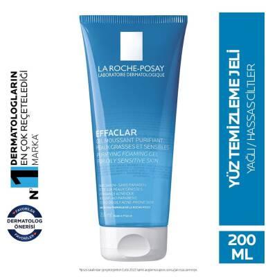 La Roche Posay Effaclar Gel 200ml - Soap-Free Facial Cleansing Gel for Sensitive & Oily Skin