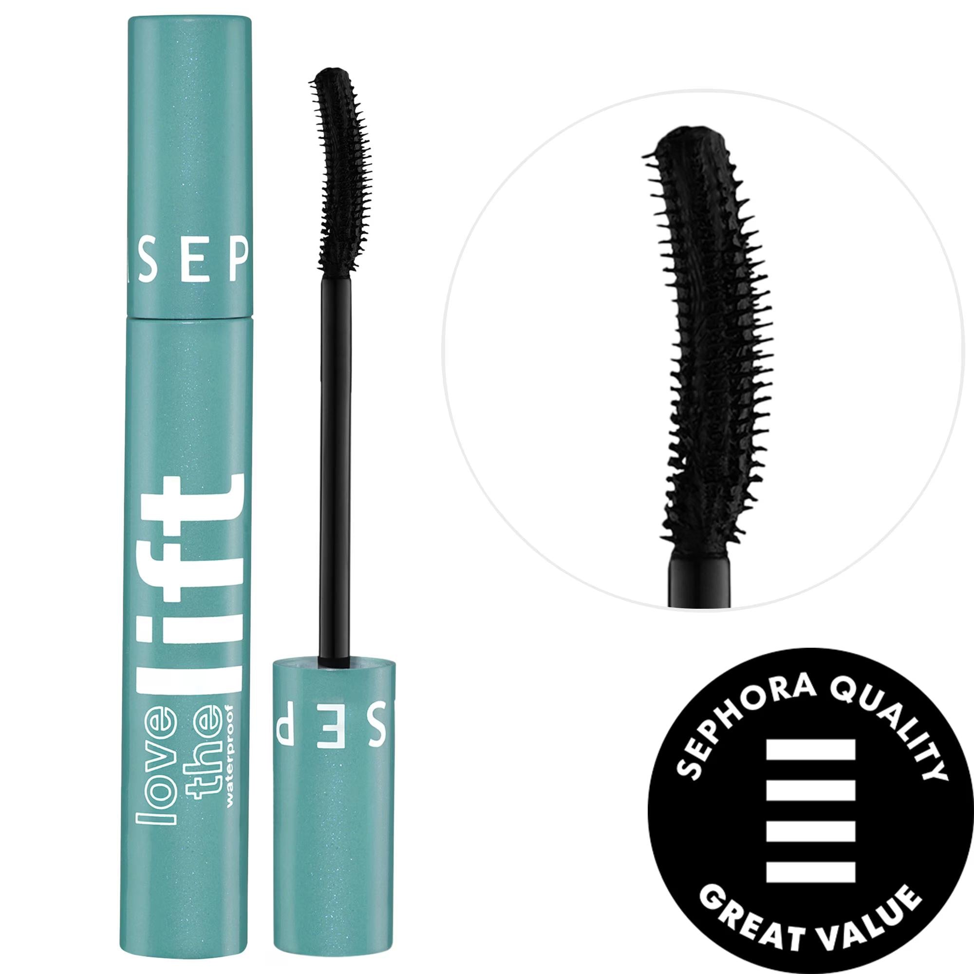 Love The Lift Waterproof Curling + Volumizing Mascara - Long-Lasting, 12-Hour Lift & Volume, Ultra-Black, Buildable Formula