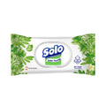 Solo Wet Wipes 90 Count - Convenient Cleaning Wipes with Plastic Cap