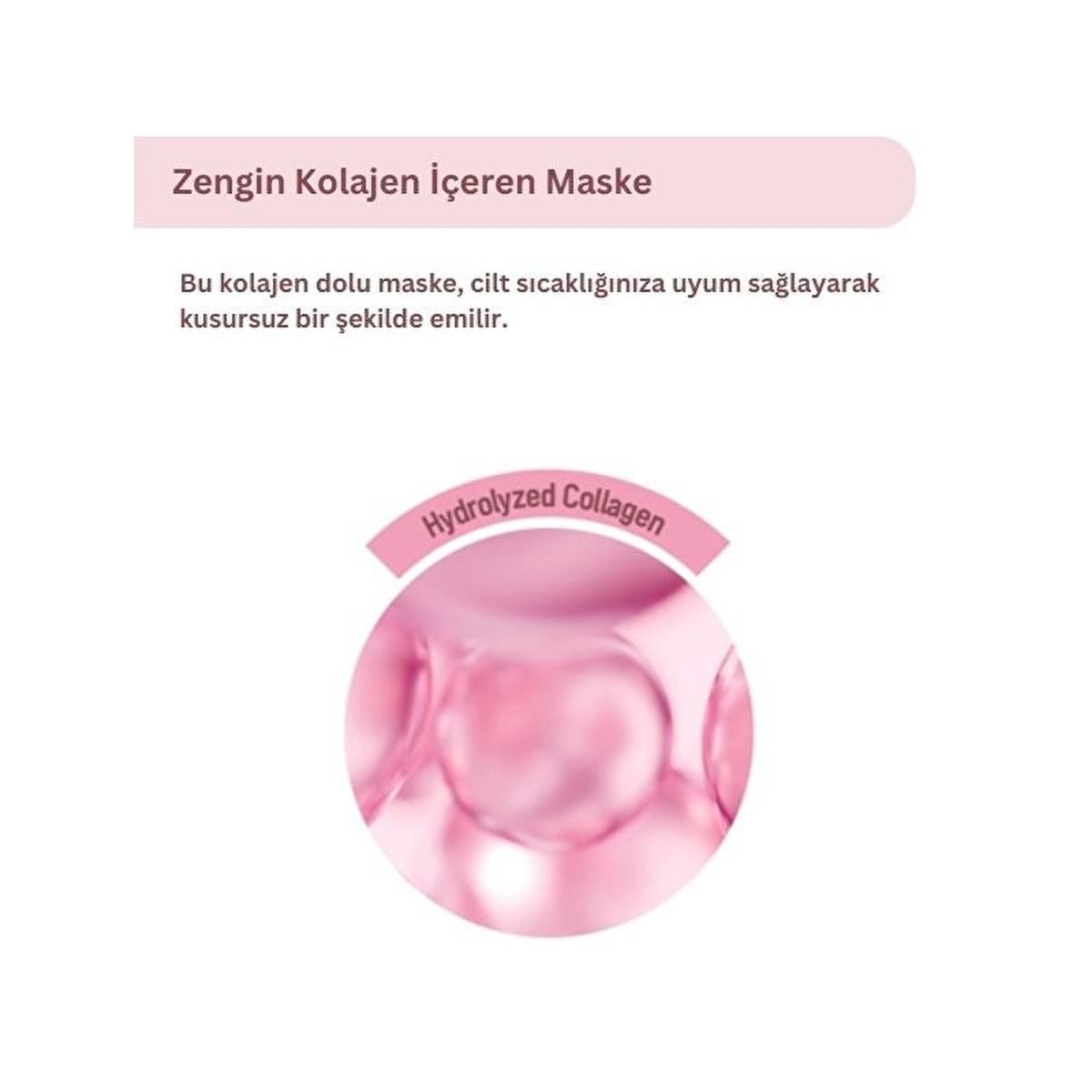Dermal Korea Hydrogel Face Mask with Collagen - Anti-Aging Skincare, Intensive Hydration, Korean Skincare