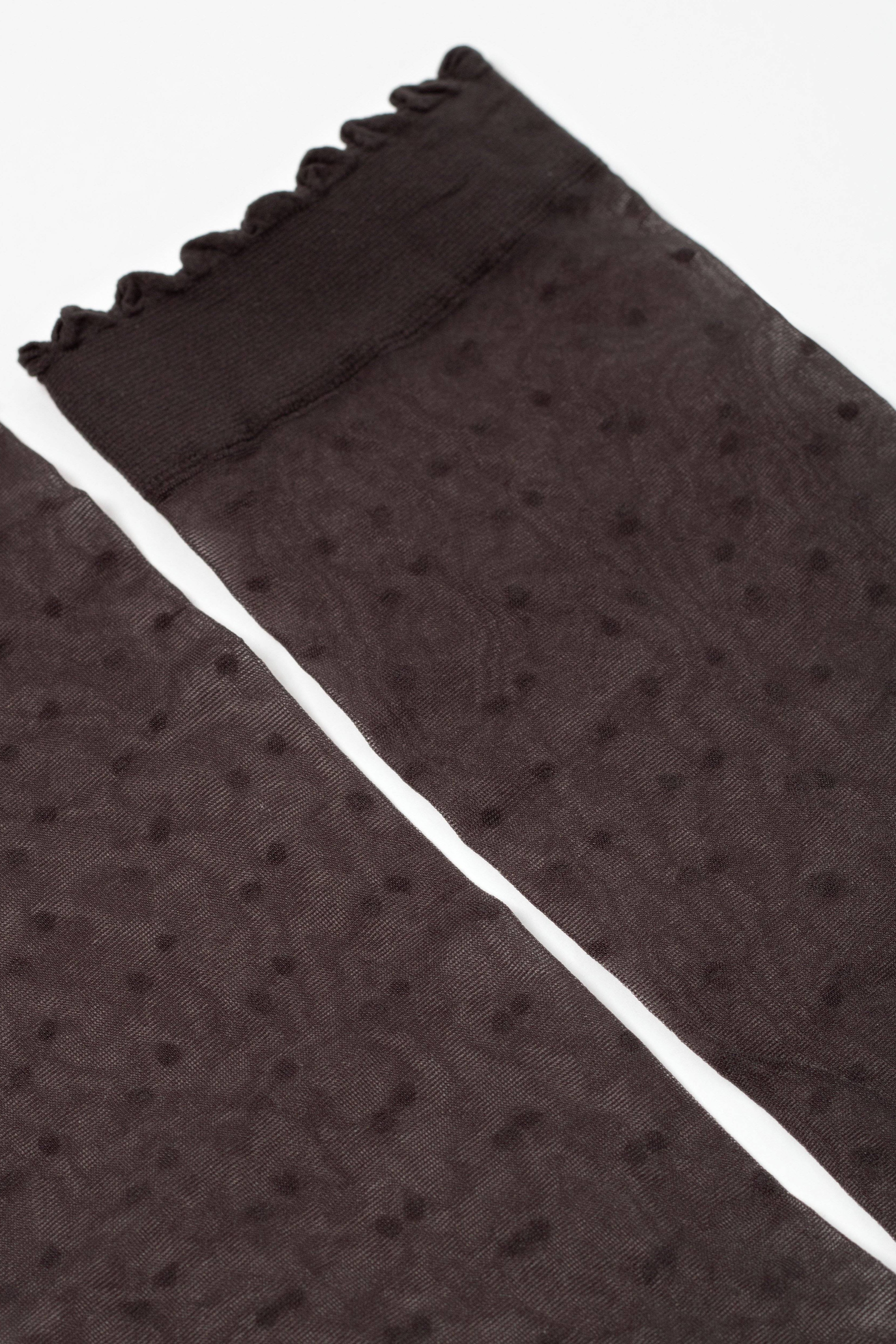 TheRanok.com Socks Conte Fantasy - Polka Dot With a Cuff — alternative angle