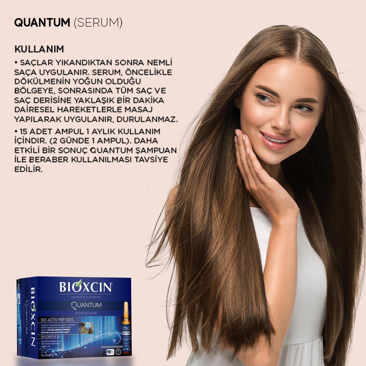 Bioxcin Quantum Bio-Activ Serum - Hair Loss Treatment & Nourishment for Thicker Hair