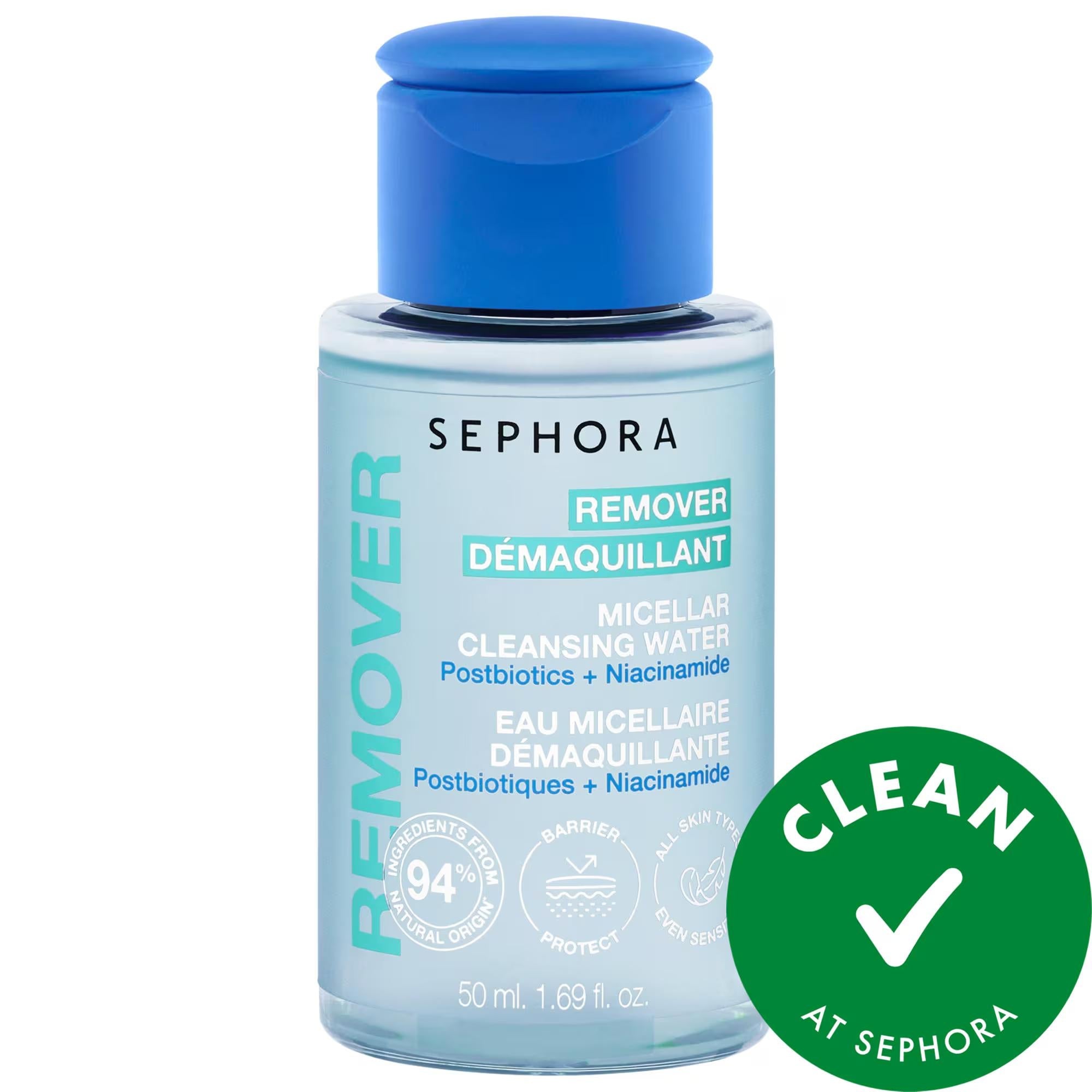 Dermalogica Mini Micellar Cleansing Water with Postbiotics + Niacinamide - Vegan Makeup Remover & Skincare