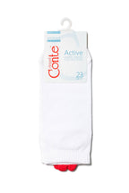 TheRanok.com Cotton Ankle Socks Conte Active - 221 Picot Heart — side view