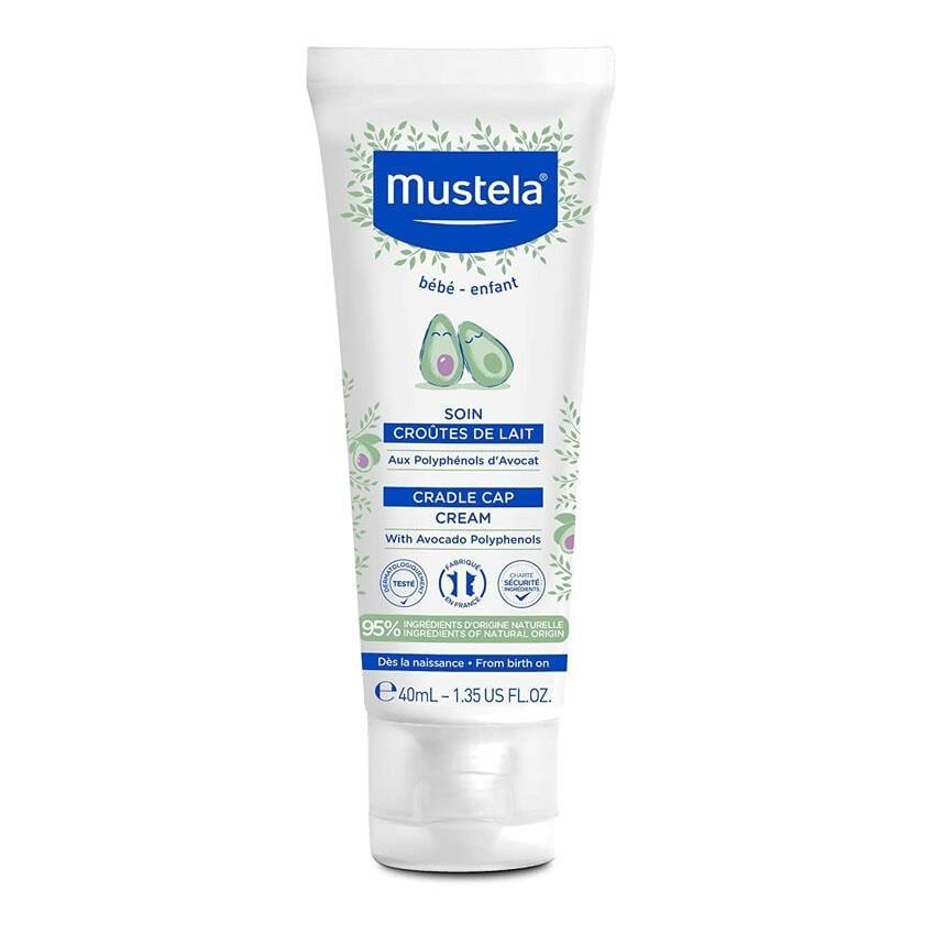 Mustela Cradle Cap Cream 40ml - Natural, Vegan, Dermatologically Tested Baby Hair Care Solution