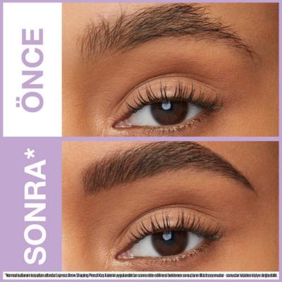Maybelline Eyebrow Express Pencil Deep Brown - Long-Lasting Eyebrow Definition with Super Pigmented Formula