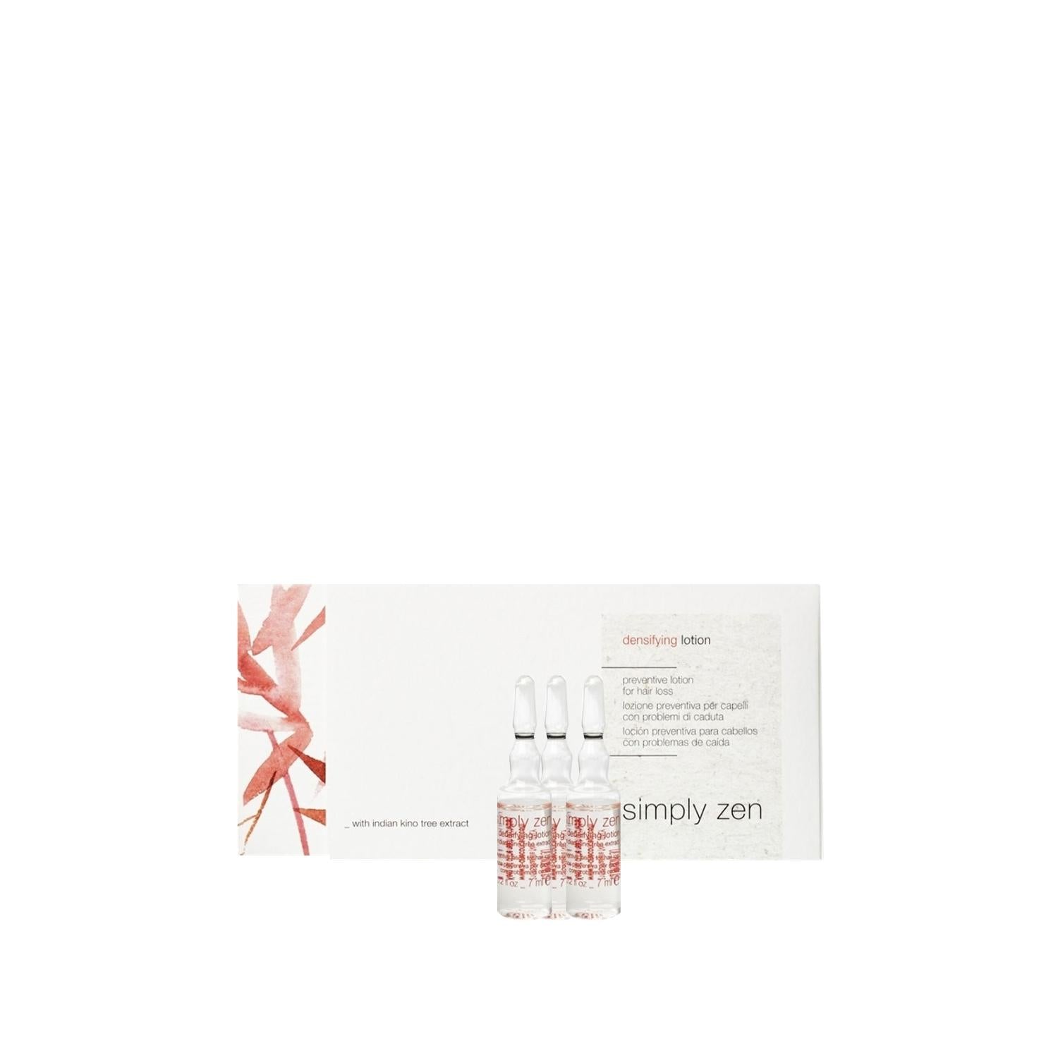 Simply Zen Densifying Hair Loss Prevention Lotion - 8x7ml Travel Size for Hair Care and Protection