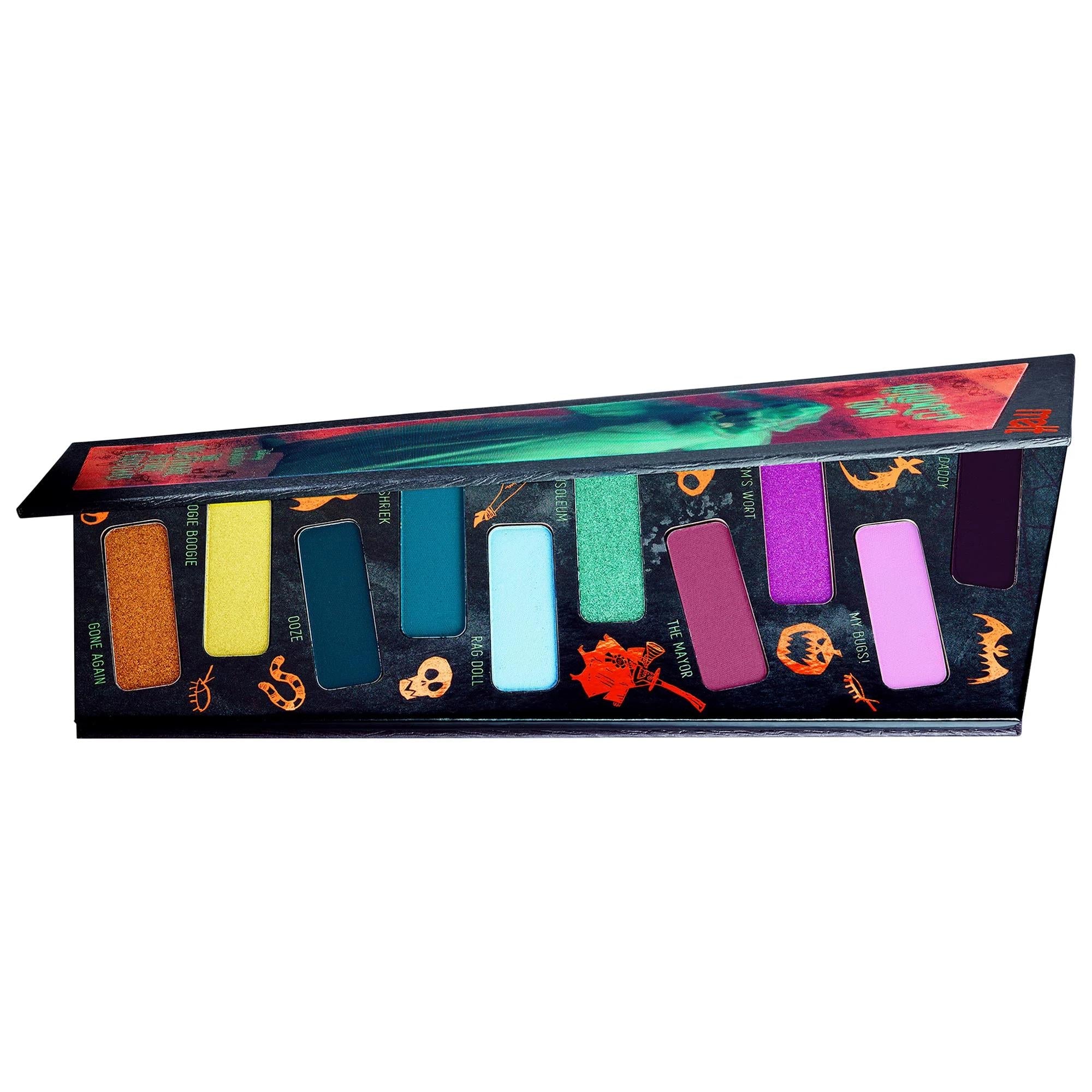 Melt Cosmetics Disney Tim Burton's Nightmare Before Christmas Halloween Town Eyeshadow Palette - Cruelty-Free, Gluten-Free Makeup for Halloween Fans