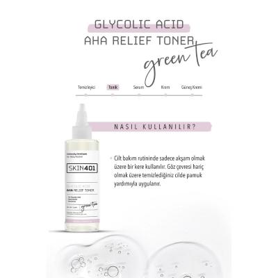 Skin401 Glycolic Acid Toner for Brightening & Exfoliation - Vegan & Cruelty-Free Skincare - 6.76 fl oz