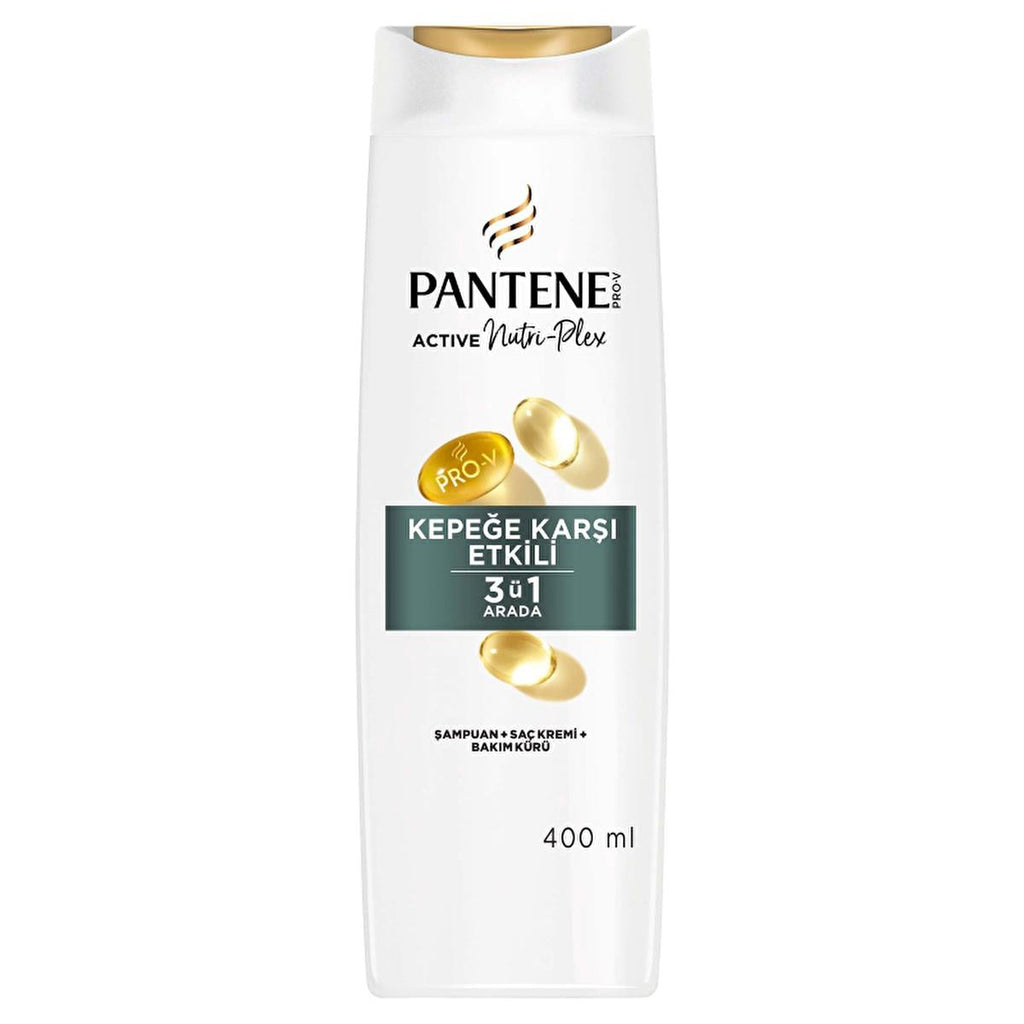 Pantene Anti-Dandruff 3-in-1 Shampoo:  Cleanses, Conditions & Treats Itchy, Flaky Scalp for Stronger, Healthier Hair - 13.5 fl oz
