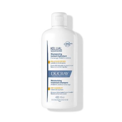 Ducray Anti-Dandruff Shampoo for Dry Scalp - Moisturizing, Dermatologically Tested, 13.53 fl oz