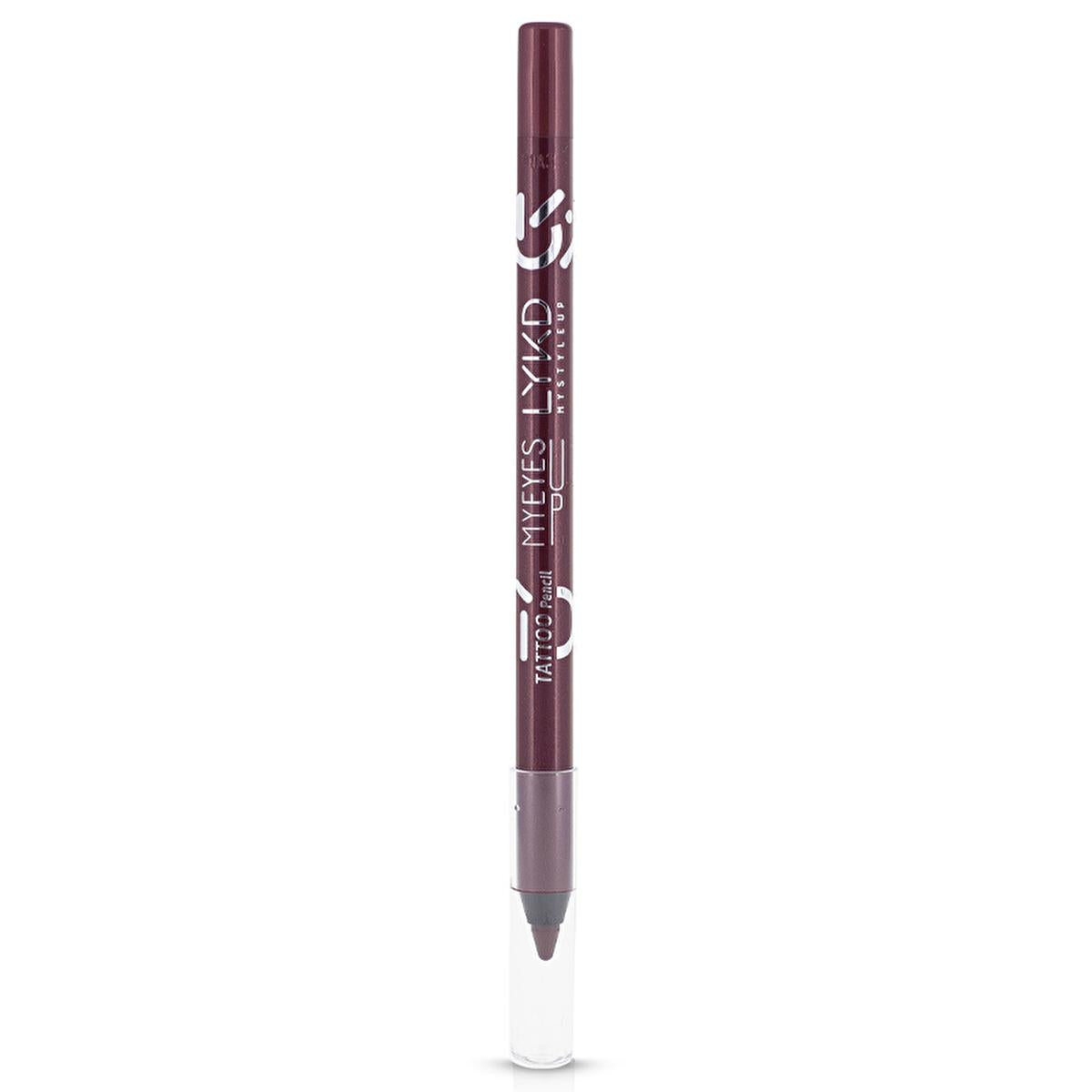 LYKD Bordeaux Tattoo Eyeliner Pencil: Intense Color, Smudge-Proof, Long Lasting, Smooth Application - Define Your Eyes.